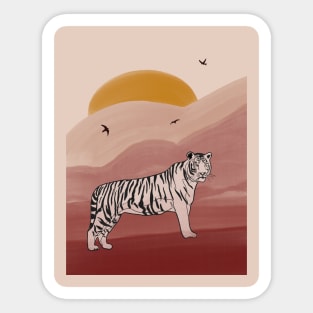 Tiger print Sticker